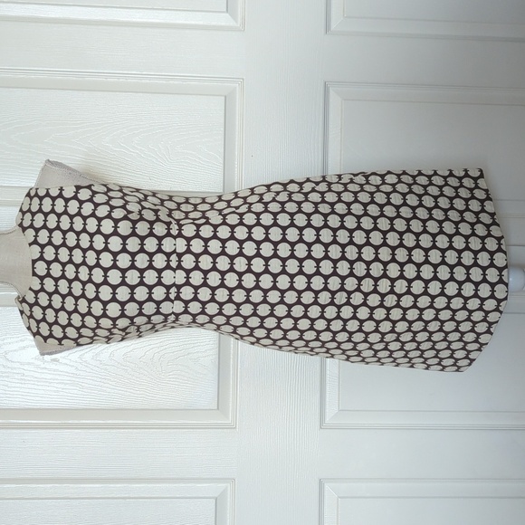 Tory Burch Dresses & Skirts - Tory Burch Brown and White Patterned Dress